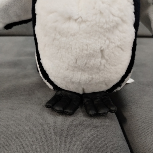 Black & white plush penguin by Wildlife Artist realistic - Picture 6 of 11